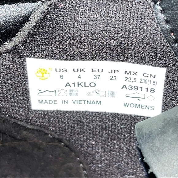 Timberland sz 6 dausette black suede sneaker boot - Picture 7 of 11